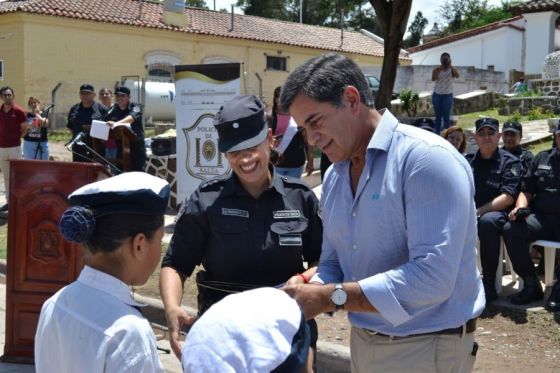 Los Cuerpos Infantiles de Policía de Guachipas celebraron un nuevo aniversario