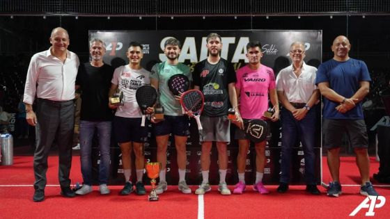 El salteño Maximiliano Arce se coronó campeón en el Máster A1 de pádel