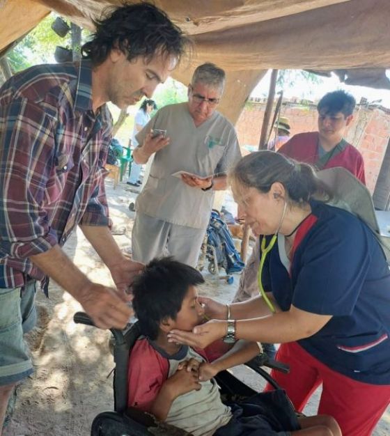 Se brindó atención sanitaria a embarazadas y niños de la ribera del Pilcomayo