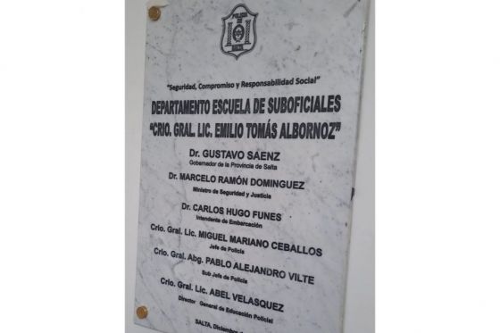 El Gobierno inauguró la primera sede de la Escuela de Suboficiales de la Policía en el norte provincial