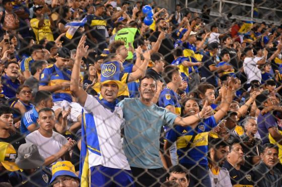 partido de Gimnasia frente a Boca Juniors