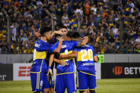 partido de Gimnasia frente a Boca Juniors