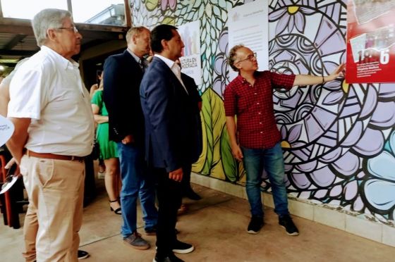 Quedó inaugurada la muestra Cultura en Democracia en Rosario de la Frontera