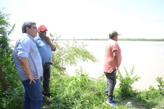 El Comité de Emergencia Climática evalúa la situación de la ribera del río Bermejo en Embarcación