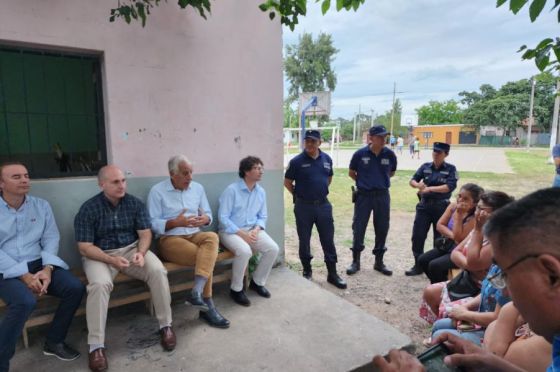 Junto a vecinos se trabaja para fortalecer el servicio de seguridad en General Güemes