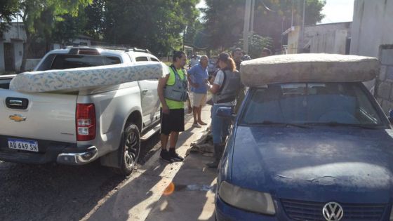 Cerrillos: el Gobierno brindó asistencia social tras las intensas lluvias