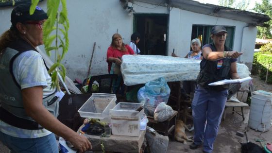 Cerrillos: el Gobierno brindó asistencia social tras las intensas lluvias