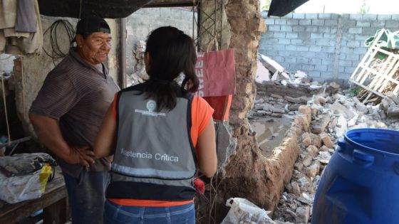 Cerrillos: el Gobierno brindó asistencia social tras las intensas lluvias