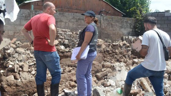 Cerrillos: el Gobierno brindó asistencia social tras las intensas lluvias