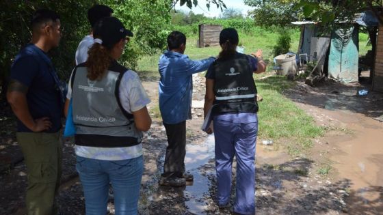 Cerrillos: el Gobierno brindó asistencia social tras las intensas lluvias