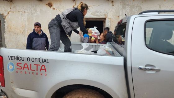 Asistencia aérea y terrestre en Rivadavia Banda Sur para comunidades aisladas