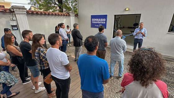 El Ministerio de Salud y el Municipio Capital habilitaron un gimnasio en el natatorio “Juan Domingo Perón”