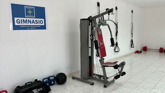 El Ministerio de Salud y el Municipio Capital habilitaron un gimnasio en el natatorio “Juan Domingo Perón”