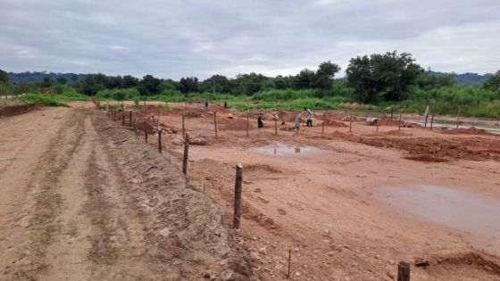 Se construye un nuevo puesto de control en Salvador Mazza