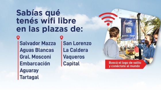 Plazas con internet libre