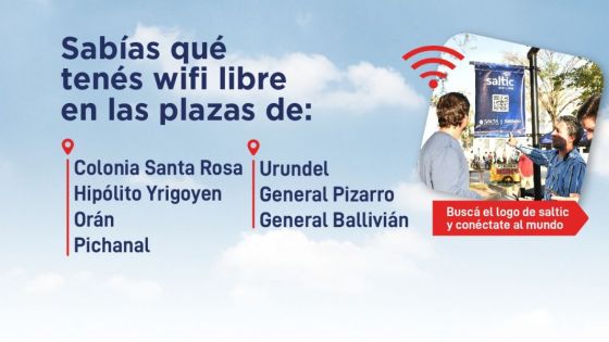 Plazas con internet libre