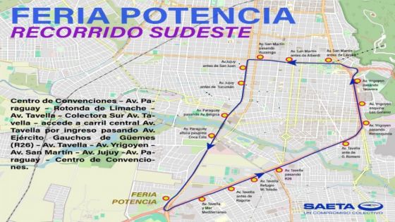 Saeta – Potencia: transporte especial para zonas sudeste y oeste