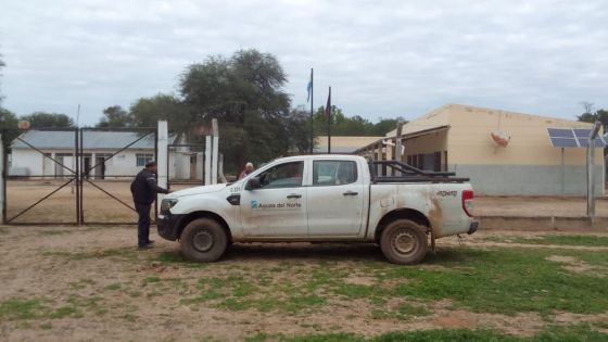 Operativo de ATLAS para asistir a una escuela en el límite con Chaco