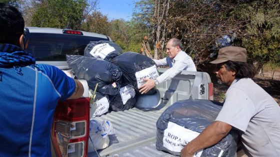 Seguridad se reunió con referentes de comunidades wichí de Padre Lozano