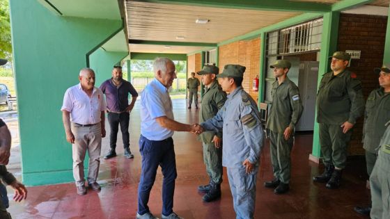 Articulan acciones para la puesta en funcionamiento del nuevo Escuadrón de Gendarmería Nacional en JV González