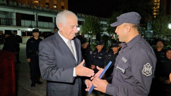 El Vicegobernador tomó juramento a las nuevas autoridades de la Jefatura Mayor Policial