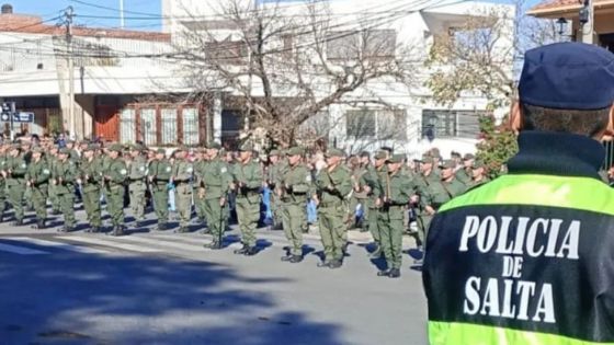 Intenso trabajo de seguridad por los actos en honor al General Güemes