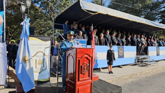 Cadetes y aspirantes de las Fuerzas de Seguridad de Salta juraron fidelidad a la Bandera Nacional