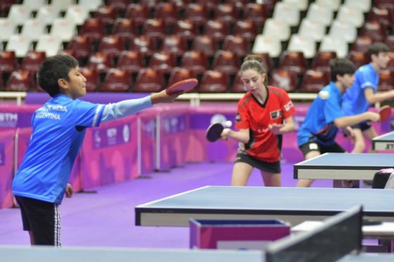 Jugador del Parque de la Familia participa del campeonato de tenis de mesa en Salta