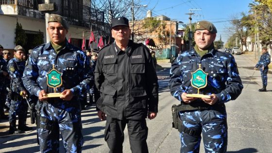 El Departamento de Infantería dela Policía celebró un nuevo aniversario.