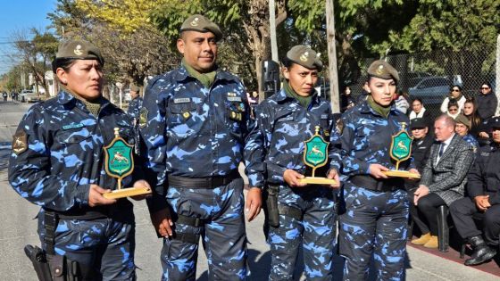 El Departamento de Infantería dela Policía celebró un nuevo aniversario.