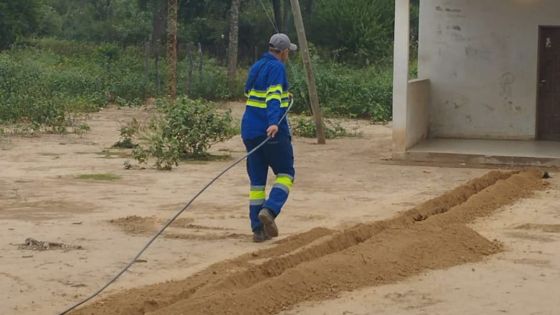 En la comunidad La Nueva Curvita finalizó la construcción de la red principal de agua