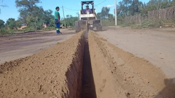 En la comunidad La Nueva Curvita finalizó la construcción de la red principal de agua