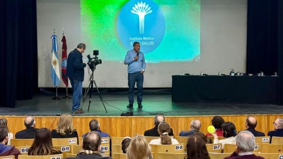 Marocco y Mangione participaron en la inauguración de una clínica en General Güemes