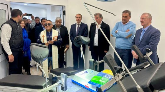 Marocco y Mangione participaron en la inauguración de una clínica en General Güemes