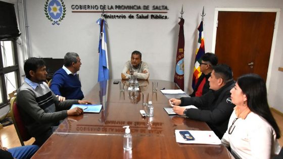 Reunión en el Ministerio de Salud