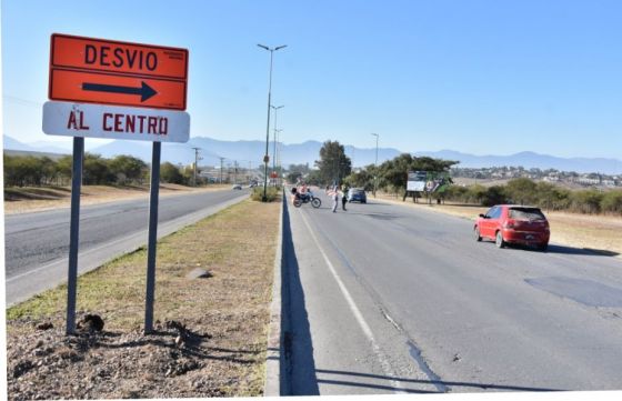 Desvíos en el nudo de la circunvalación oeste y la ruta 28