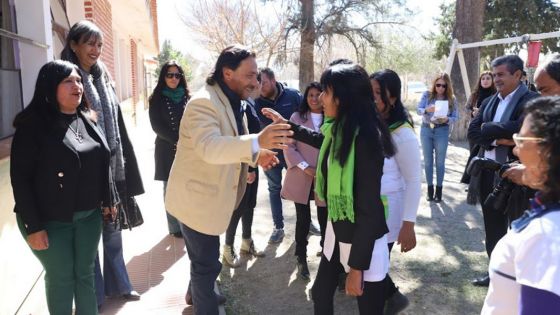 El gobernador Sáenz anunció que la Provincia retomó obras en la escuela Normal de Cafayate