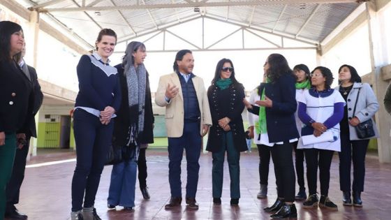 El gobernador Sáenz anunció que la Provincia retomó obras en la escuela Normal de Cafayate