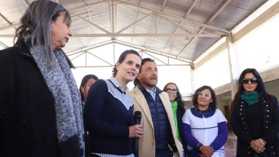 El gobernador Sáenz anunció que la Provincia retomó obras en la escuela Normal de Cafayate