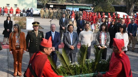 Sáenz encabezó los actos por el 174° aniversario del paso a la inmortalidad del General San Martín