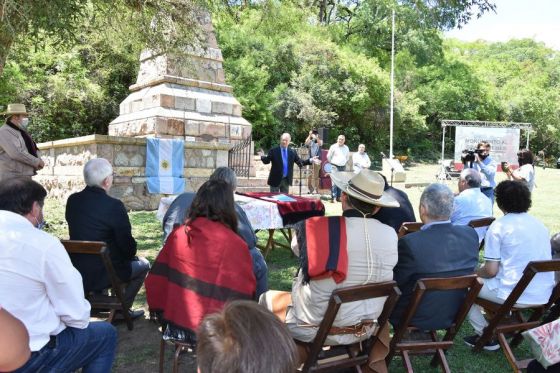 Comienza a materializarse el Monumento del Paso a la Inmortalidad del General Güemes en La Horqueta