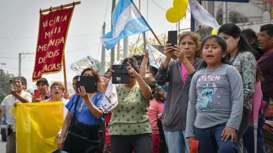 Las imágenes peregrinas del Señor y la Virgen del Milagro recorrieron la ciudad de Salta