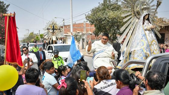 Las imágenes peregrinas del Señor y la Virgen del Milagro recorrieron la ciudad de Salta