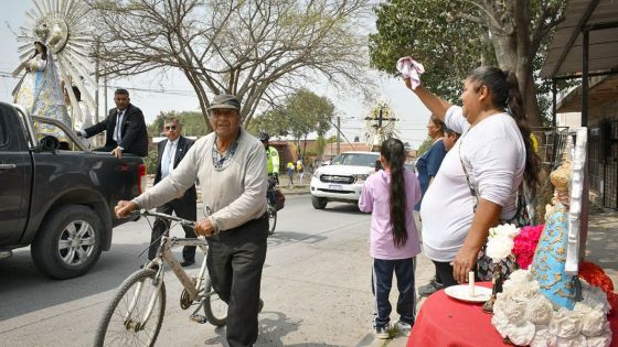 Las imágenes peregrinas del Señor y la Virgen del Milagro recorrieron la ciudad de Salta