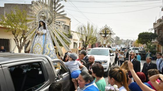 Las imágenes peregrinas del Señor y la Virgen del Milagro recorrieron la ciudad de Salta