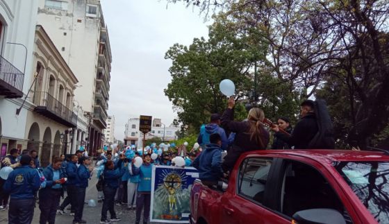 Cadetes del Servicio Penitenciario de Salta peregrinaron en honor al Señor y la Virgen del Milagro