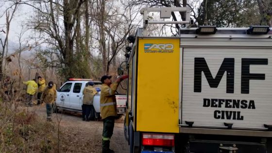 Intenso operativo para extinguir incendios forestales en el norte provincial