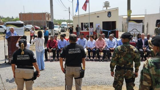 El Gobierno inauguró un Puesto Policial en el paraje El Huaico