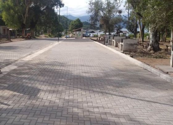 Pavimentaron el acceso a El Préstamo