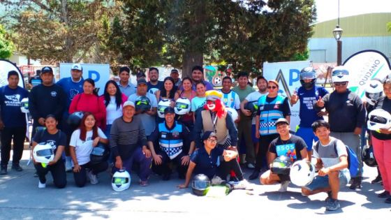 Jornada de concientización vial en Campo Quijano